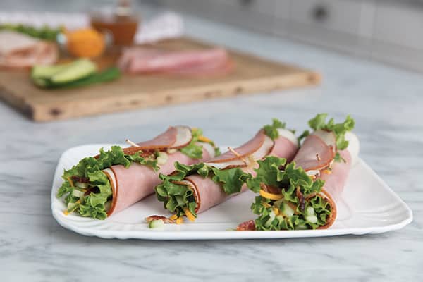 Ham and Turkey Roll-ups Recipe. These are great to serve for football games, or anytime!
