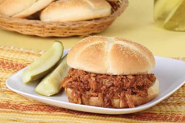 Smoked Pulled Pork Sandwiches with Honey Barbecue Sauce Recipe
