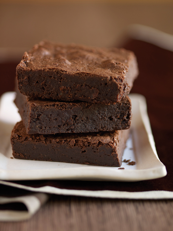 Sweethear Dark Choclolate Brownie Image With Recipe.  Great for Valentines day!