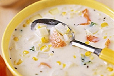 Seafood and Corn Bisque Recipe