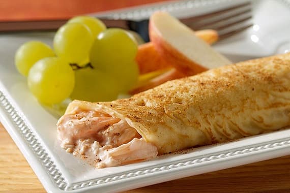 Elegant Seafood Crepes Recipe with Shirmp and Crab.