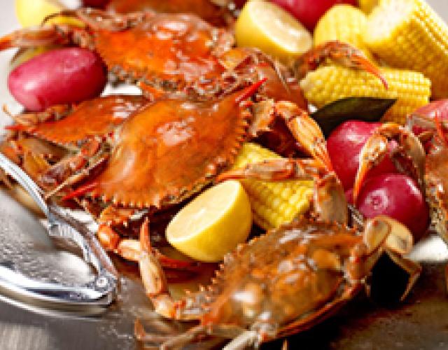 Louisiana Blue Crab Boil with Corn and Potatoes Recipe