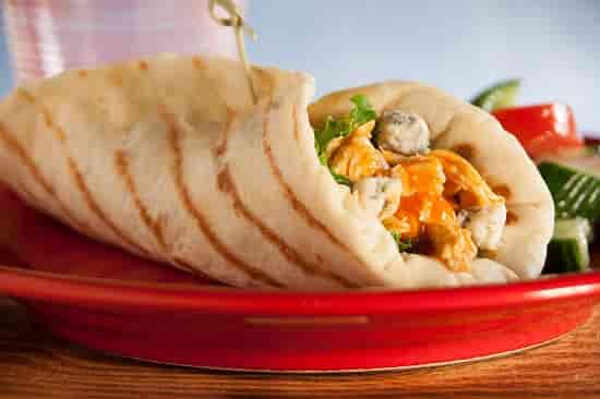 Incredible Grilled Buffalo Chicken Wraps