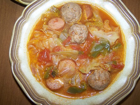 Cabbage and Sausage Soup Recipe