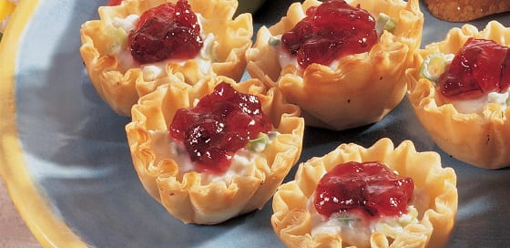 Cranberry, Crab Meat and Cream Cheese Appetizers. Delicious taste in every bite of these scrumptious appetizers.
