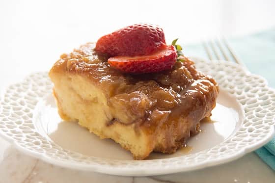 Creme Brulee Bread Pudding has the declicous taste of Creme Brulee. Great dessert pudding.