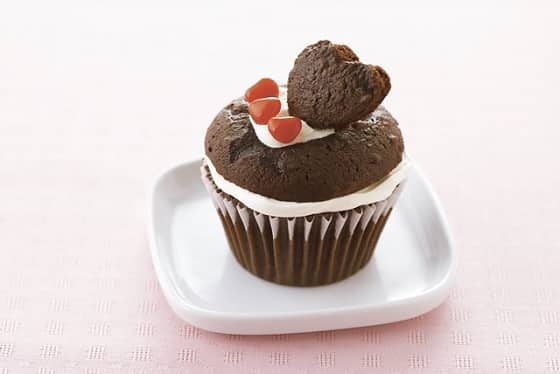 Heart-of-My-Heart Chocolate Cupcakes are perfect for Valentines day or just any time you want a sweet treat.