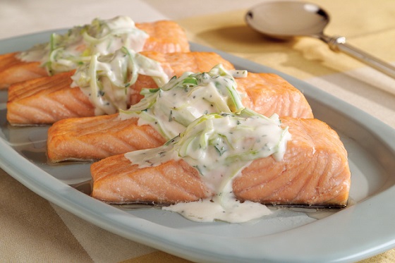 Salmon with Leeks and Cream Sauce. This Salmon with Leeks and Cream Sauce recipe is full of all the delicious flavor you love.